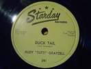 78rpm Rockabilly Rudy Tutti Grayzell STARDAY 241 You're gone / Duck tail