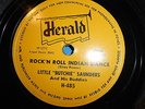 78rpm R&B Black rocker Little Butchie Saunders HERALD 485 Rock and roll indian