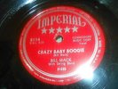 78rpm TX Rockabilly Bill Mack IMPERIAL 8114 Crazy baby boogie / Wedding blues
