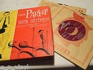 Vintage 45 box set of CHARLIE PARKER JAZZ WITH STRINGS RARE W/ 3 vinyl records