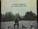 )GEORGE HARRISON all things must pass 3 LP VG+ W/poster STCH-639 Apple USA 197