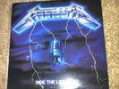 Metallica Ride The Lightning Original 1st Pressing Megaforce Records Label LP