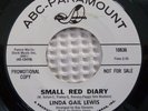 LINDA GAIL LEWIS Small Red Diary Break Up The Party Orig Rockabilly Promo 45 NM