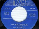 the VALENTINES Woo Woo Train b/w Why ORIGINAL 1st pressing DOO-WOP 45 BB560