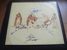 Genesis - A Trick of the Tail LP Inner Sleeve  signed by 4 band members
