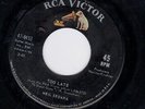 Neil Sedaka Too Late NORTHERN SOUL MOD Rarer Issue STORMER