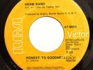 NORTHERN 45-HERB WARD-HONEST TO GOODNESS /IF YOU GOT TO LEAVE on RCA-VG++