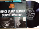 PRINCE LASHA QUINTET SONNY SIMMONS The Cry Japan 1st press 1965 Spiritual Jazz