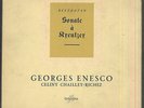 Georges ENESCO, CHAILLEY-RICHEZ, BEETHOVEN Kreutzer French 10