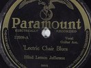Hear Blues 78 rpm BLIND LEMON JEFFERSON 'Lectric Chair Blues PARAMOUNT 12608