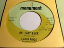 NM NORTHERN SOUL PROMO 45/ LLOYD PRICE 