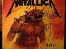 METALLICA AUTOGRAPHED JUMP IN THE FIRE RECORD CLIFF BURTON HETFIELD 11/13