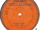 RARE PAIR OF 1959 UK LONDON DEMO 45s - JIMMY ISLE - DIAMOND RING -  VG / VG++