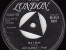 ROCKABILLY JACK CLEMENT *TEN YEARS* 1958 LONDON