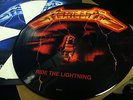 METALLICA ride the lightning LP LTD ED PICTURE DISC DIE CUT SLEEVE RARE whiplash