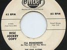 Rare Doo Wop 45 - The Five Satins- I'll Remember In The Still Of The Nite- HEAR