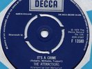 Decca 13580 The Attractions It’s A Crime + Promo Pic MINT