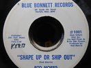 RARE Rockabilly Country Bop Blues 45 ROD MORRIS & THE BIMBO BOYS on BLUE BONNETT