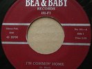 Eddie Boyd R&B BLUES 45 Im Commin Home / Thank You Baby on Bea & Baby HEAR BB908