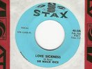 SIR MACK RICE LOVE SICKNESS  I GOTTA HAVE MY BABYS LOVE US STAX 45-220 ORIG HEAR