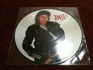 MICHAEL JACKSON Bad LP VINYL 1987 PICTURE DISC Ex
