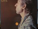 AUTOGRAPHE SIGNED DEDICACE SERGE GAINSBOURG LIVE DOUBLE LP 33T vinyl