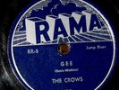 The Crows Gee & I Love You So 1953 Rama 78- Mono DG Near Mint (Jump Blues)