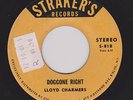 LLOYD CHARMERS - DOGGONE RIGHT on the STRAKERS label - Smokey Robinson cover