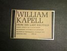 William Kapell:  Chopin Sonata No,2 & Moussorgsky Pictures - Australia - Opus LP