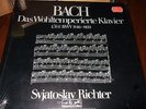 RICHTER : BACH DAS WOHLTEMPERIERTE KLAVIER 1. TEIL 3LP BOX EURODISC 80651 GERMAN