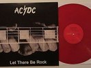 ACDC LP/Vinyl color red Let there be rock Australien Cover Albert Label