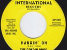 GOSDIN BROTHERS w/ CLARENCE WHITE Hangin On RARE M- 45 Bakersfield country BYRDS