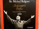 Sir Michael Redgrave Shakespeare’s People LP Alan Strachan Stereo Eljia Vinyl