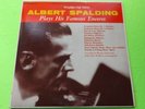 Rare Original Violin LP: Albert Spalding   Plays His Famous Encores   Allegro