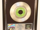 The Beatles, Hey Jude, Platin Record, platin Schallplatte, goldene, Award