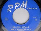 B.B BLUES BOY KING Dark Is The Night pts. I & II RPM recs ORIG.DJ PROMO 45 BB955