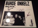 Böhse Onkelz Lp Onkelz wie wir mit Original Unterschriften Metal Enterprises Top