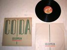 LED ZEPPELIN - CODA 1982 SWAN SONG PRIMA STAMPA ITALIANA + INSERTO - RARO