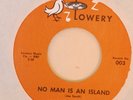 Frankie Redmond 60s Soul 45 on Lowery   No Man Is An Island / You Need Me