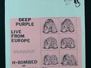DEEP PURPLE H-Bombed Sonic Zoomed LP SEALED not TMOQ Live From Europe