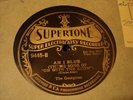 JAZZ SAM LANIN O. Am I Blue/Baby-Oh Where Can You Be-C. FENTON SUPERTONE 9445