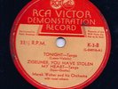 MAREK WEBER, SOUSA, Stars & Stripes & Tonight...RARE Victor 78 & LP DEMO K-3 