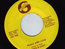FREE AND EASY   Peace and Love. Late 60s Detroit funk soul 45 on CAROL G