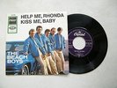 7' THE BEACH BOYS- HELP ME, RHONDA/ KISS ME, BABY, IN MINT (-)