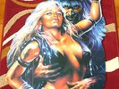 WARLOCK Triumph and Agony LP Aufsteller mit Schallplatte Spezial Edition 85cm