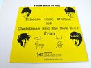The Beatles. From Then to You. Apple 1970 UK fan club LP, Brilliant Condition