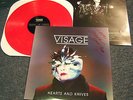 VISAGE Hearts And Knives ? SIGNED in Red by Steve Strange ? Ltd Ed Red Vinyl LP