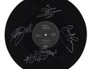 IRON MAIDEN WASTED YEARS SIGNED BY BAND VINYL LP (RECORD ONLY) 100% ORIGINAL