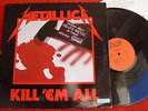 METALLICA - KILL 'EM ALL - Original First Album on BURNETT Records SB 18007 / EX