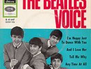 THE BEATLES' VOICE-I'M HAPPY JUST TO...-RARE ORIGINAL GERMAN PS 45rpm 7